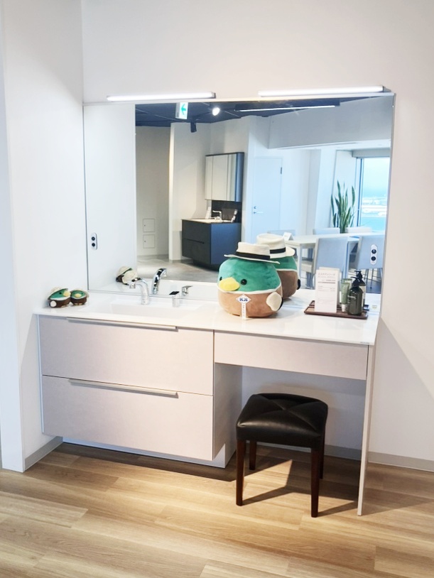 エスクアW1650_大型一面鏡